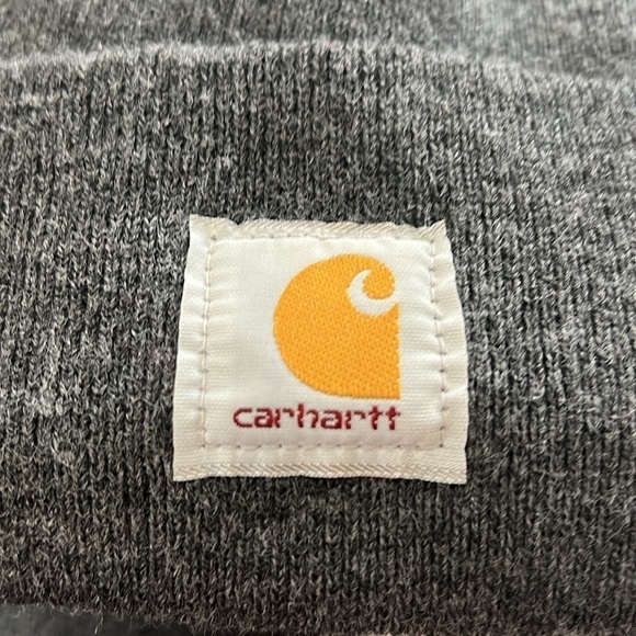 Carhartt Acrylic Watch Hat Gray Beanie A18 One Size - Picture 4 of 4